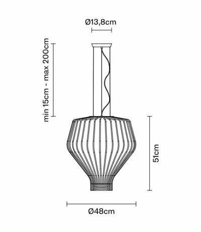 Fabbian Saya F47 A15 Pendelleuchte Durchm. 48 cm Glas Transparent oder Wei&szlig; Struktur Chrom mit GU10 Fassung LED-Retrofit kompatibel