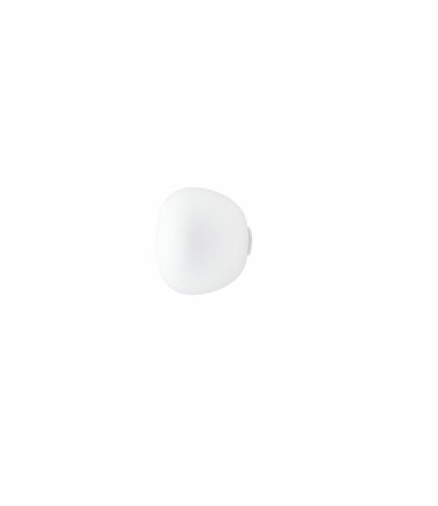 Fabbian Lumi F07 G03 Wand-/Deckenleuchte Glas Mochi Weiß Durchm. 20 cm mit G9 Fassung LED-Retrofit kompatibel