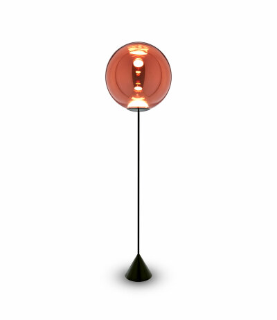Tom Dixon Globe Cone Slim Stehleuchte LED Kupfer