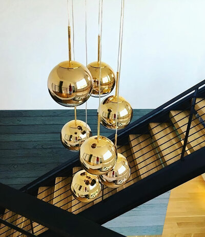 Tom Dixon Mirror Ball Pendelleuchte &Oslash;40cm LED Gold
