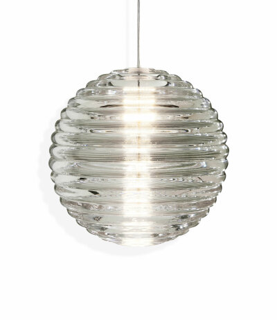 Tom Dixon Press Sphere Pendelleuchte LED Klarglas