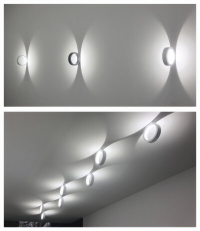 Cini &amp; Nils Assolo dimmbare kreisf&ouml;rmige LED-Wand-/Deckenleuchte