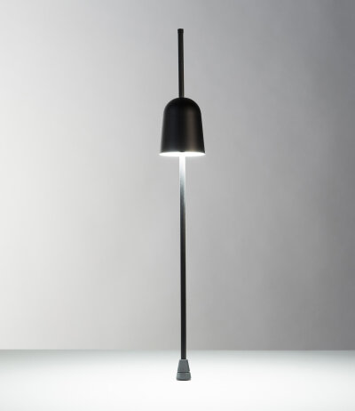 Luceplan Ascent D78 schwarze h&ouml;henverstellbare LED-Tischleuchte Design Daniel Rybakken