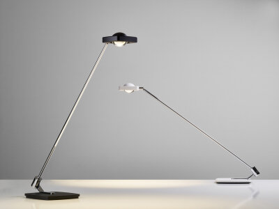 Oligo Kelveen LED-Tischleuchte Arbeitsplatzleuchte dreh- und schwenkbar mit Ber&uuml;hrungsdimme und Memoryfunktion