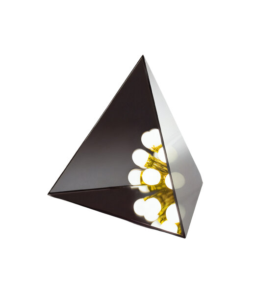 Axo Light Kaleidolight Bodenleuchte mit Spiegeleffekt für 3xE27 LED-Retrofitlampen kuppelverspiegelt inkl. Ein/Aus-Schnurschalter