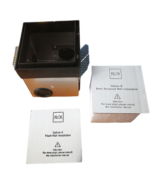 Flos Mini Box Einbaugeh&auml;use f&uuml;r wandb&uuml;ndigen Einbau