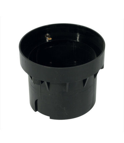 Luce&Light Gehäuse WC0501 Gehäuse Kunststoff schwarz für Bright 5F / 5H und 9.7 Einbauleuchten Ø129mm Einbautiefe 100mm