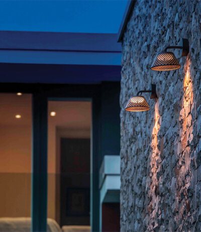 Platek Mesh LED-Wandleuchte mit hohem Sehkomfort und klassischem Design