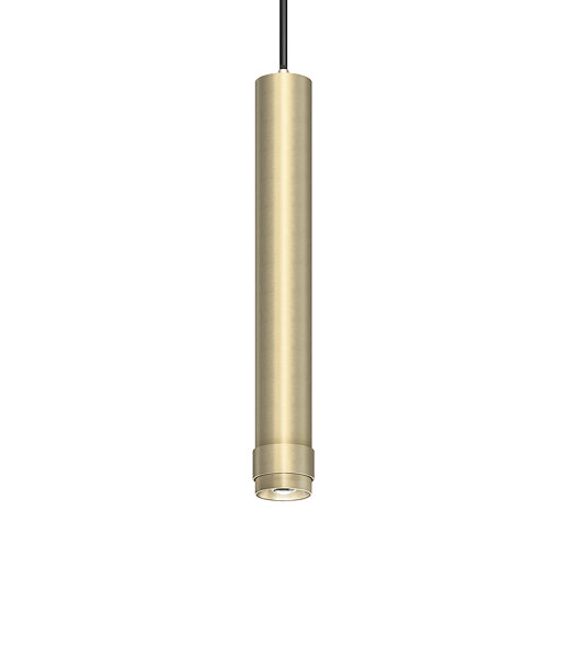 Ribag Vertico zylindrische LED-Pendelleuchte blendfreies Licht Struktur gefr?stes Reinstaluminium Lichtkegel 20-60? fokussierbar 13W CRI90+ 