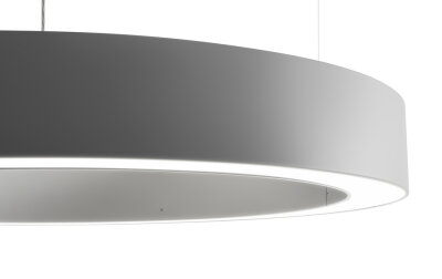 Panzeri Golden Ring LED-Pendelleuchte direkt/indirektes Licht dimmbar