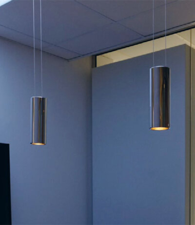 Byok Tubina filigrane zylindrische LED-Pendelleuchte mit direkt/indirektem Licht TRIAC dimmbar Pendell&auml;nge max. 250 cm k&uuml;rzbar Entwurf Kai Byok