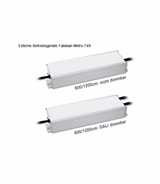 Fabbian externes Betriebsger&auml;t f&uuml;r Metro LED-System ohne Designgeh&auml;use