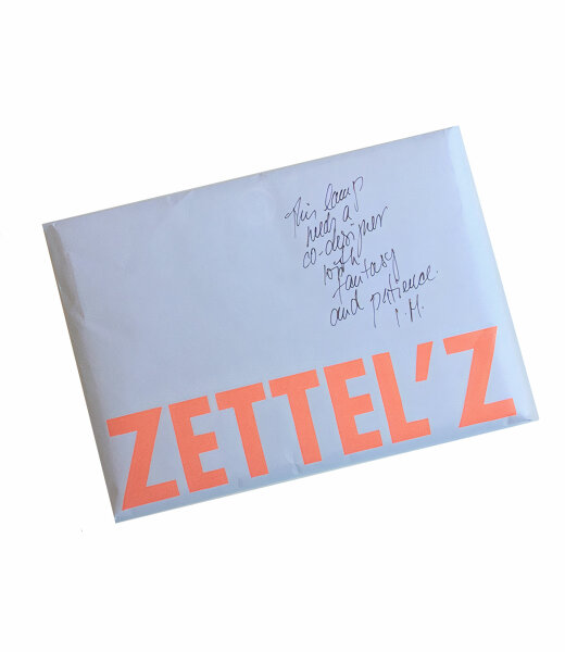 Ingo Maurer ZETTEL’Z 6 Ersatzteil 80 Stck. Blätter (40 unbedruckt / 40 bedruckt) Zettelgröße 14,8x10,5 cm