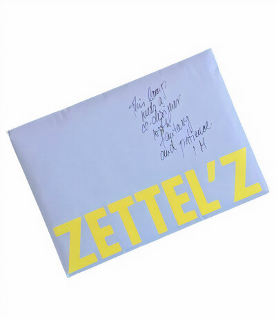 Ingo Maurer ZETTEL’Z 5 Ersatzteil 80 Stck. Blätter (31 unbedruckt / 49 bedruckt) Zettelgröße 21x14,8 cm