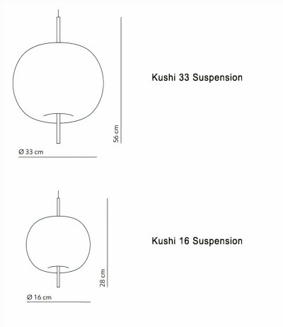 KDLN Kushi Pendelleuchte japanisches Designn LED-Retrotitkompatibel wei&szlig;es kugelf&ouml;rmiges Glas