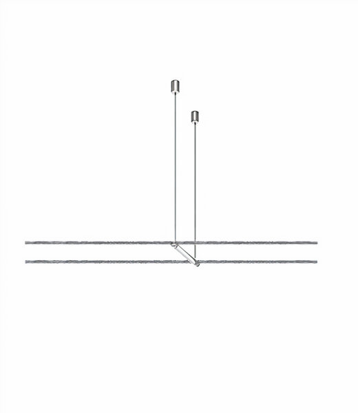 Cini&amp;Nils TensoSostegni Seildeckenhalter f&uuml;r das Tenso 230V Seilsystem