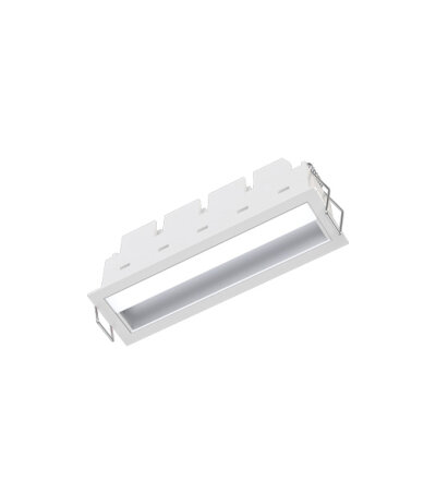 Neko Lighting Fusion FW LED-Deckeneinbauleuchte mit Wandlfluter-Charakteristik (Wallwasher) 3000K CRI80 Einbautiefe 60mm f&uuml;r Deckenst&auml;rken 1-25mm