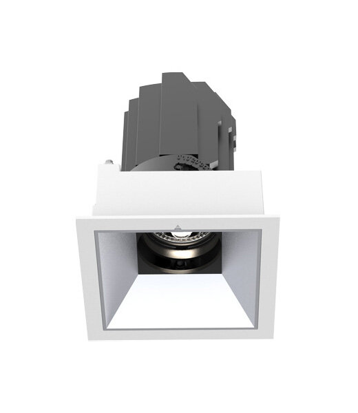 Neko Lighting Sense 68 lichtstarke quadratische LED-Einbauchte hoher Sehkomfort Optik dreh-/schwenkbar LED 3000K CRI90 f&uuml;r Deckenst&auml;rken 1-25mm