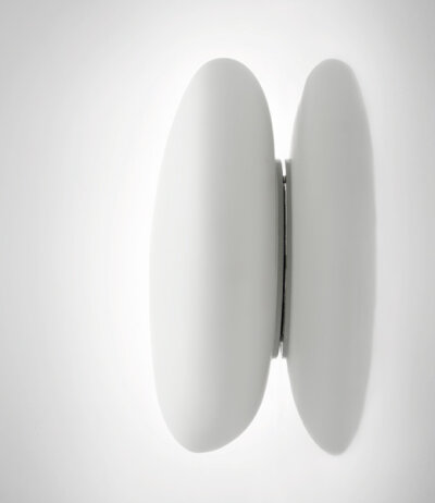 Vistosi Neochic PP Wand-/Deckenleuchte Muranoglas Weiß LED-Retrofit kompatibel