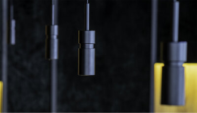 LDM Pure Tavolo filigrane zylindrische Pendelleuchte mit Aufbaubaldachin LED 2700K CRI97 Full Spectrum TRIAC dimmbar mit mattierter Glaslinse f&uuml;r weiches Licht