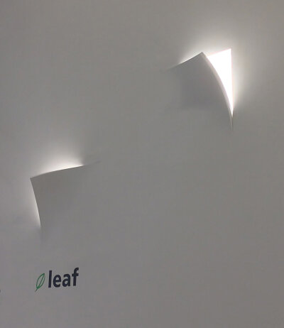 Buzzi &amp; Buzzi Leaf AirCoral (Gips) LED Wand-/Deckeneinbauleuchte &uuml;berstreichbar