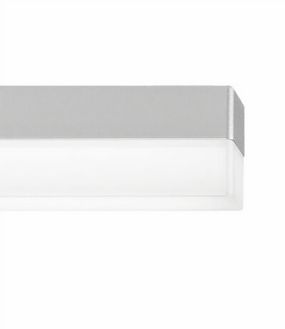 Ribag SPINAled Anbauelement filigrane 20mm breite und 38mm hohe Lichtlinie weiches gleichm&auml;&szlig;iges Licht Struktur Aluminium eloxiert Kunstglas Diffusor Opal IP54 CRI90+ exkl. LED-Betriebsger&auml;t