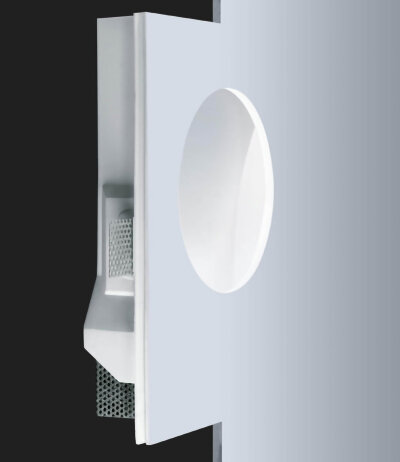 Buzzi & Buzzi Globe LED AirCoral (Gips) Wand-/Deckeneinbauleuchte überstreichbar