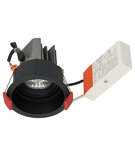 Berla Lighting BM100-04 runde LED-Deckeneinbauleuchte kippbar dimmbar inkl. Betriebsger&auml;t