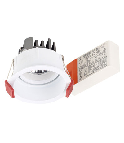 Berla Lighting BM100-04 runde LED-Deckeneinbauleuchte kippbar dimmbar inkl. Betriebsger&auml;t