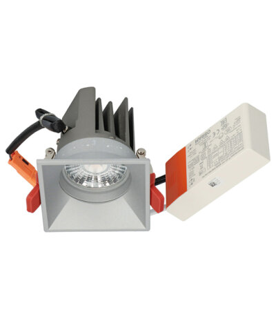 Berla Lighting BM100-05 quadratische LED-Deckeneinbauleuchte starr dimmbar inkl. Betriebsger&auml;t