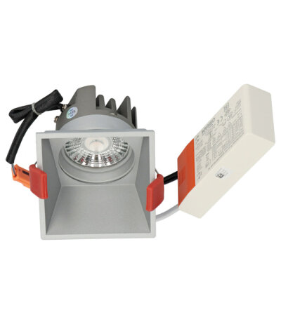 Berla Lighting BM100-06 quadratische LED-Deckeneinbauleuchte Wallwasher starr dimmbar inkl. Betriebsger&auml;t