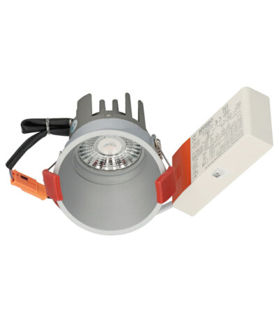 Berla Lighting BM100-08 runde LED-Deckeneinbauleuchte Wallwasher starr dimmbar inkl. Betriebsger&auml;t