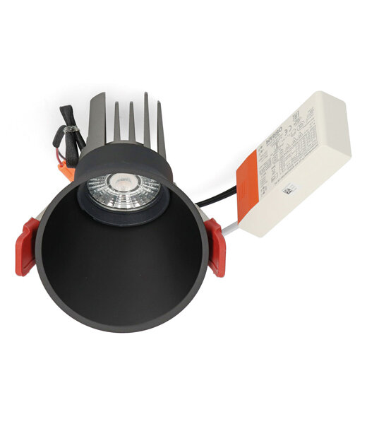 Berla Lighting BM100-09 runde LED-Deckeneinbauleuchte Wallwasher starr dimmbar inkl. Betriebsger&auml;t