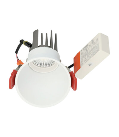 Berla Lighting BM100-09 runde LED-Deckeneinbauleuchte Wallwasher starr dimmbar inkl. Betriebsger&auml;t