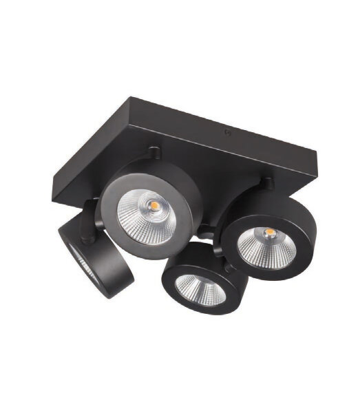 Berla Lighting BC0034 kompakte LED-Deckenleuchte mit vier...