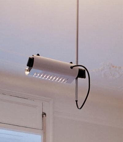 Oluce Colombo 885/L LED-Deckenleuchte für indirektes Licht Designklassiker Joe Colombo 1970