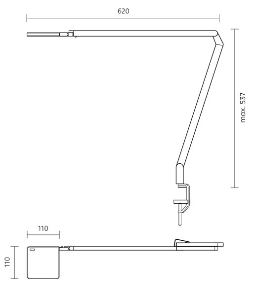 Nimbus Lighting Roxxane Home LED-Tisch-/Wandleuchte...