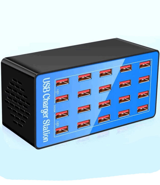 Mobilux USB-C Ladegerät mit 10 Ports für Sunny...